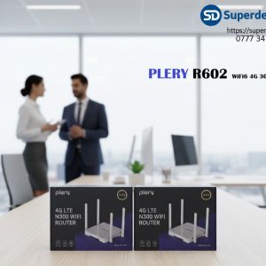 Plery R602 300Mbps 4G Router LTE WiFi WiFi 6 Internet Router for Home and Office- support for ALL Sri Lankan SIMs